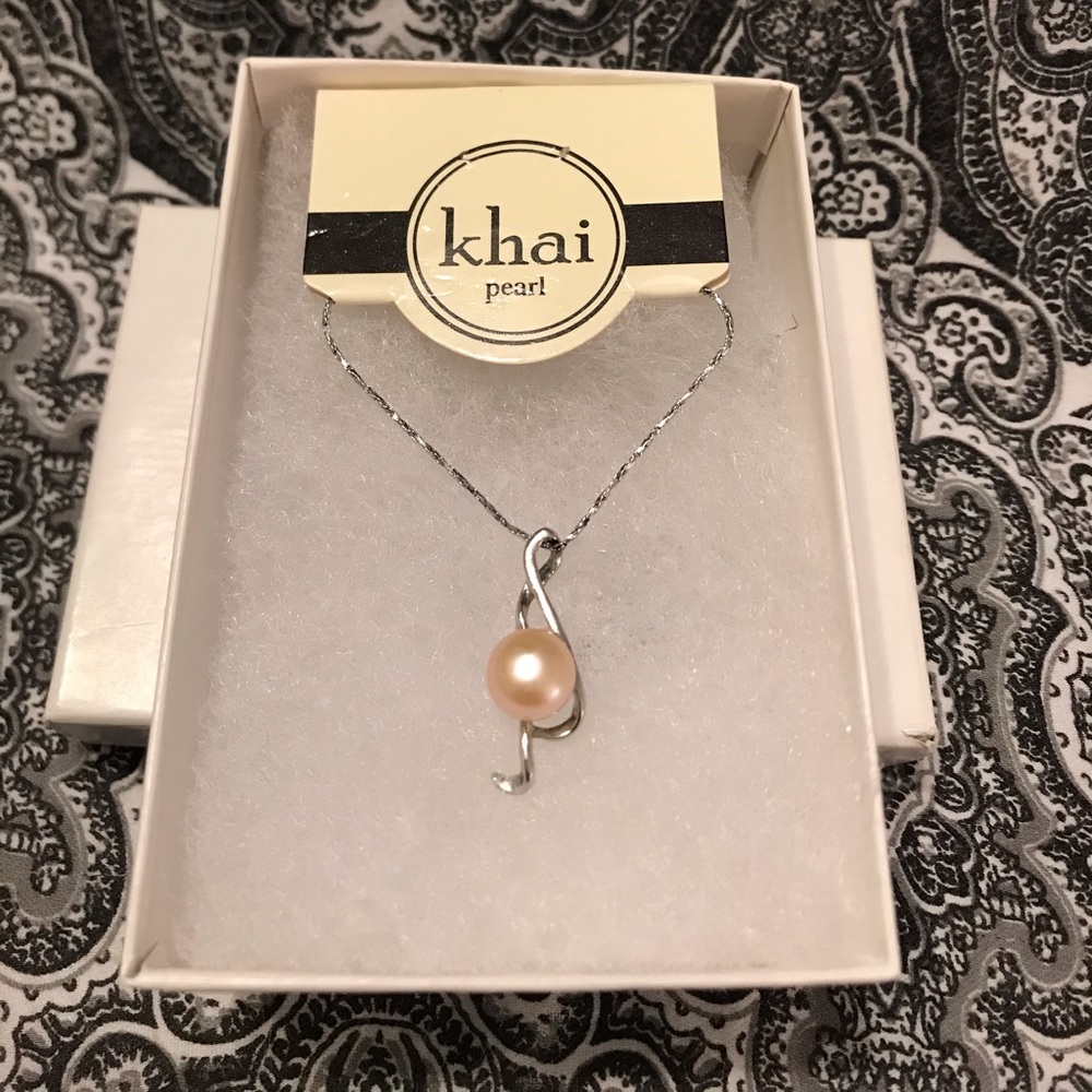 Khai Pearl Necklace Sterling Silver